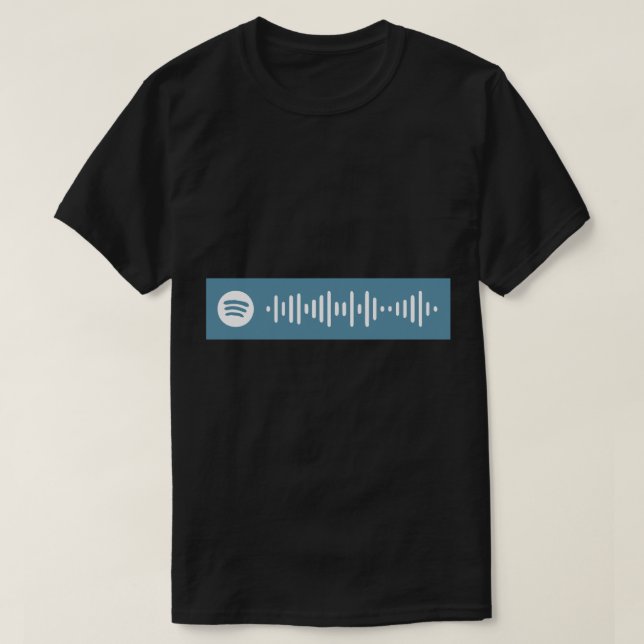 Dermot Kennedy Without Fear Spotify Code  T-Shirt (Design Front)