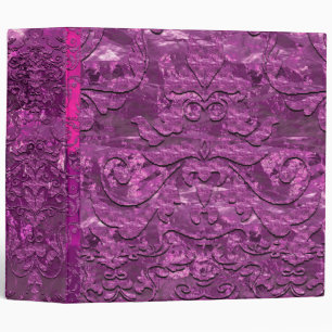 Derougge Passion Damask 3 Ring Binder