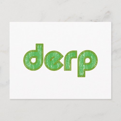 Derp 2 postcard