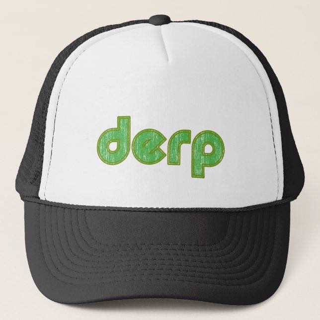 Derp 2 trucker hat (Front)