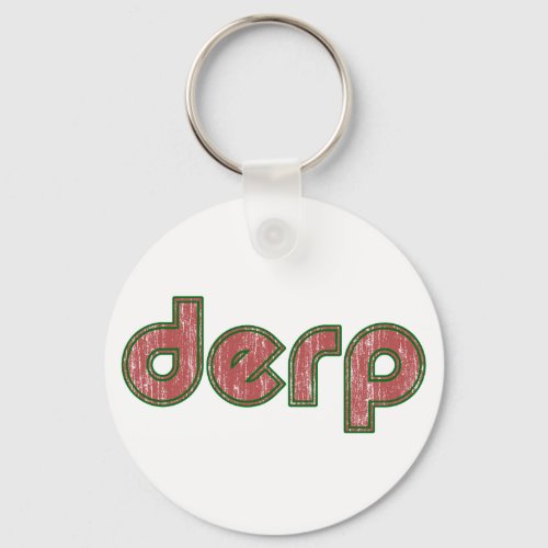 Derp 4 keychain