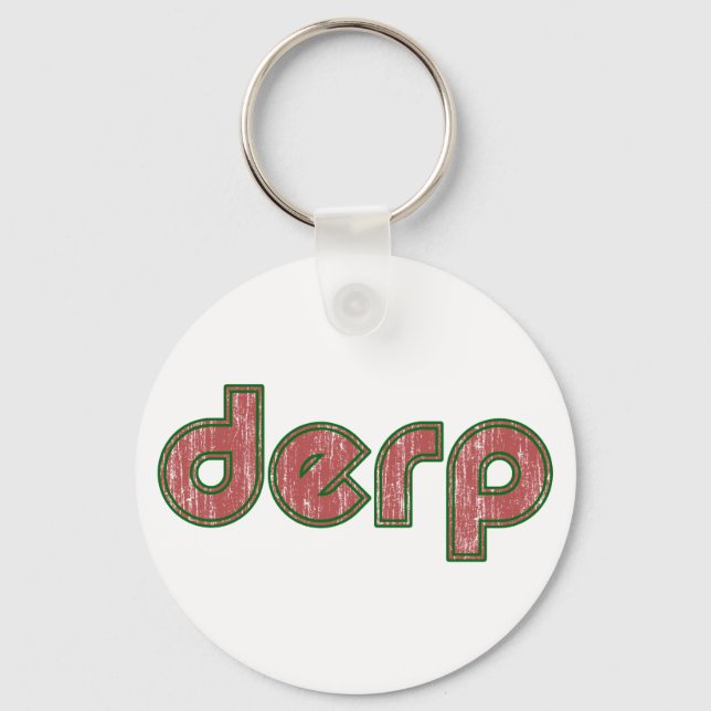Derp 4 keychain (Front)