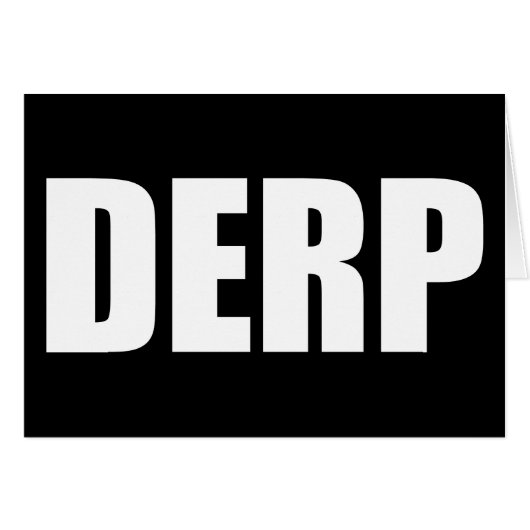 DERP CARDS (Front Horizontal)