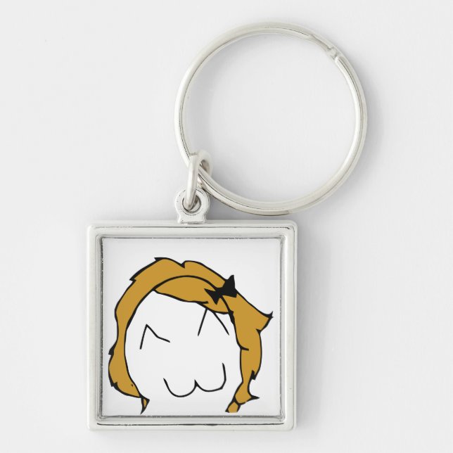Derpina Memechain Keychain (Front)