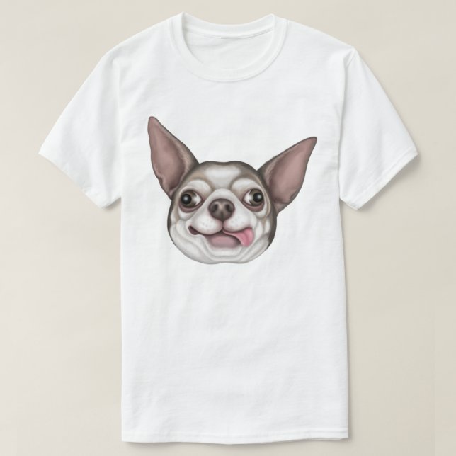 Derpy Chihuahua T-Shirt (Design Front)