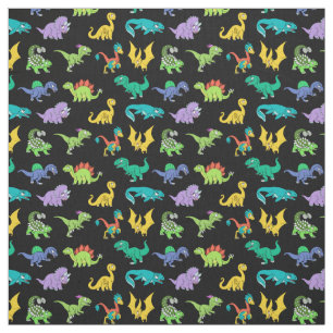 Derpy Dinosaurs pattern Fabric