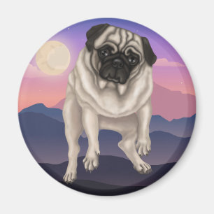 Derpy Pug Magnet
