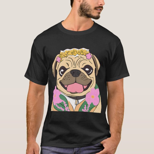 Derpy Pug T-Shirt (Front)