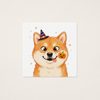Derpy Shiba Inu Halloween Pumpkin 