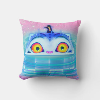 Derpy Tiger K Pop Throw Pillow