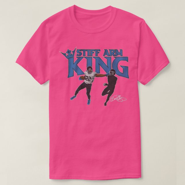 Derrick Henry stiff arm king T-Shirt (Design Front)