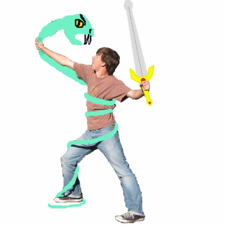 Derrick vs Snake Cutout