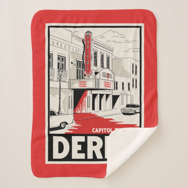 Derry Capitol Theatre Sherpa Blanket (Front)