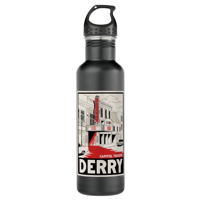 Derry Capitol Theatre Stainless Steel Water Bottle (Front)