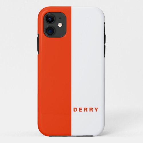 derry county flag northern ireland symbol irish iPhone 11 case
