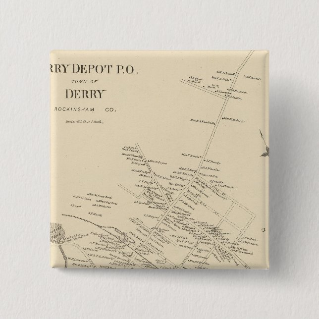 Derry Depot PO Button (Front)