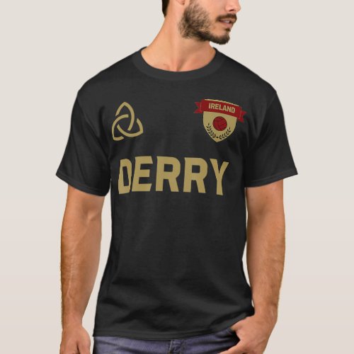 Derry Gaelic Jersey T_Shirt