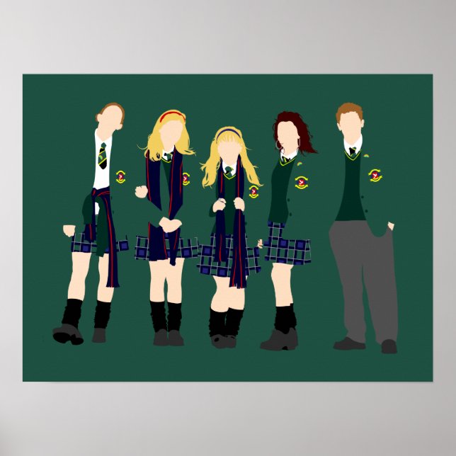 Derry Girls minamilist art Poster (Front)