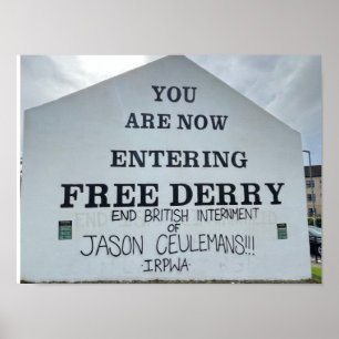 Derry/Londonderry Northern Ireland Europe Poster