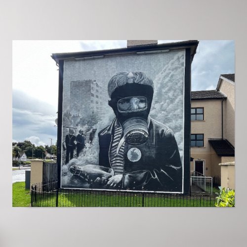 DerryLondonderry Northern Ireland The Troubles Poster