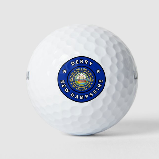 Derry New Hampshire Golf Balls (Front)