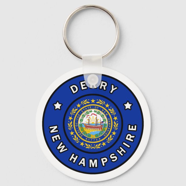 Derry New Hampshire Keychain (Front)