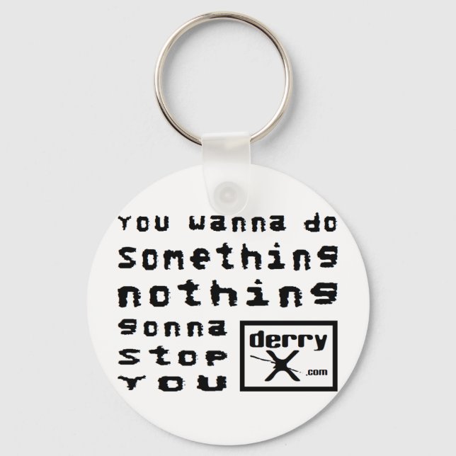 derryX.com Skip Christmas Ornament Key Chain! Keychain (Front)