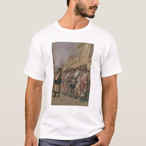 Dervishes Chorus Begging Alms in Tashkent 1870 T_Shirt