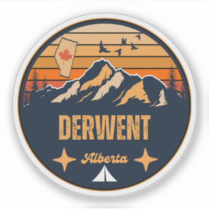 Derwent, Alberta Sticker