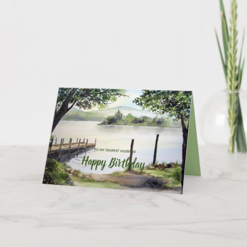 Derwent Water Lake District England Card