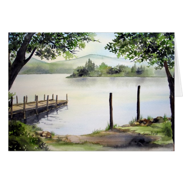 Derwent Water, Lake District, England Cards (Front Horizontal)