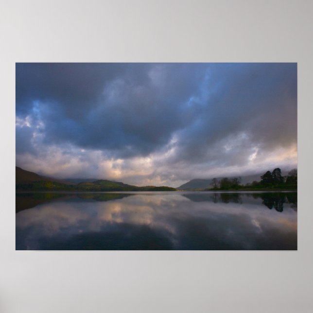 Derwentwater Reflections Poster (Front)