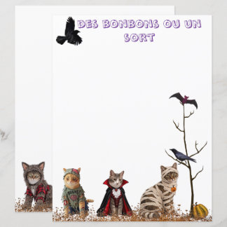 des bonbons ou un sort Kitty Cats Halloween