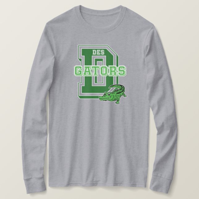 DES Gator Gear Long Sleeve Shirt (Design Front)