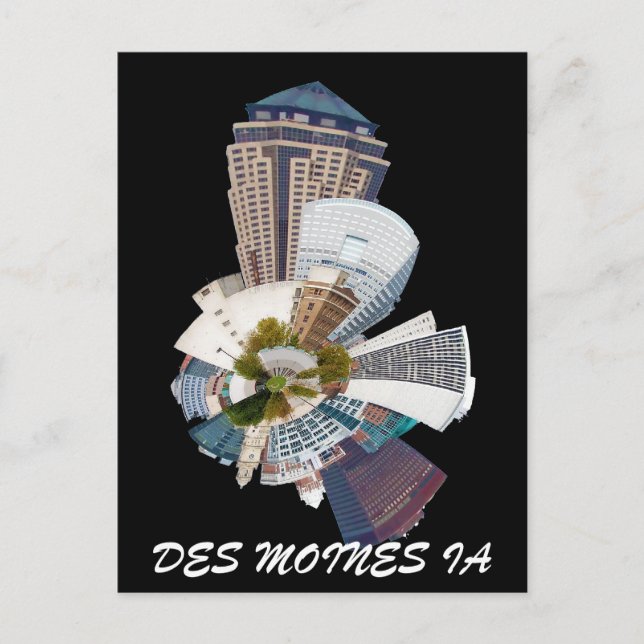 DES MOINES IA POSTCARD (Front)