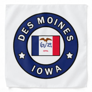 Des Moines Iowa Bandana