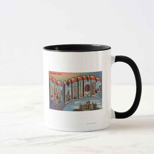 Des Moines, Iowa (Capital Building) Mug (Right)