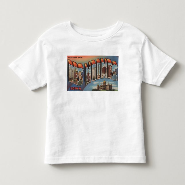 Des Moines, Iowa (Capital Building) Toddler T-shirt (Front)
