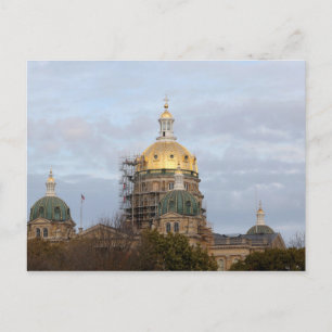 Des Moines, Iowa - Capitol Building Postcard