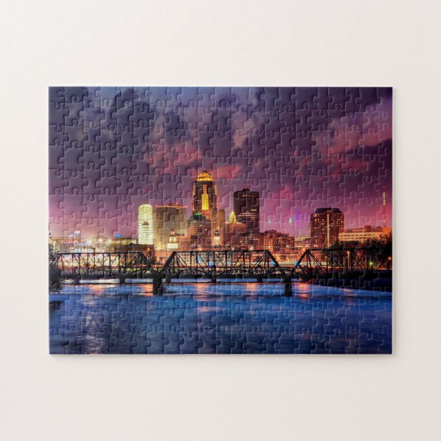 Des Moines Iowa. Jigsaw Puzzle (Horizontal)