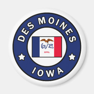 Des Moines Iowa Magnet