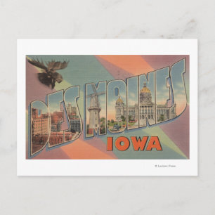 Des Moines, Iowa (Moose Head) Postcard