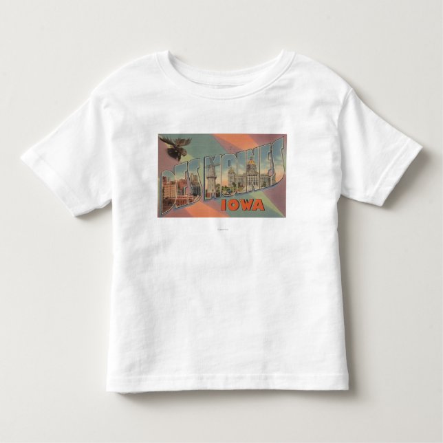 Des Moines, Iowa (Moose Head) Toddler T-shirt (Front)