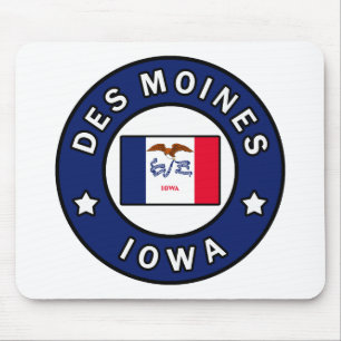 Des Moines Iowa Mouse Pad
