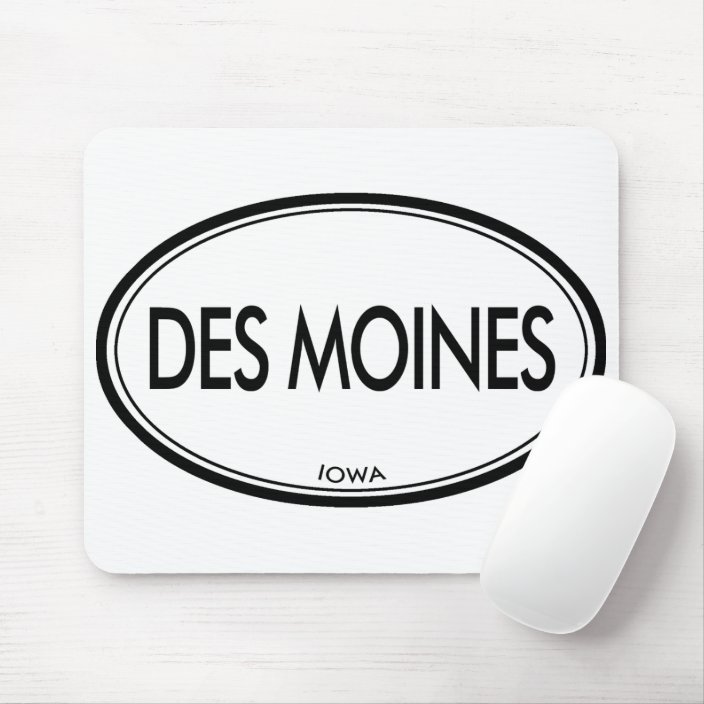 Des Moines, Iowa Mouse Pad