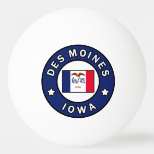 Des Moines Iowa Ping Pong Ball