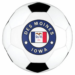 Des Moines Iowa Soccer Ball