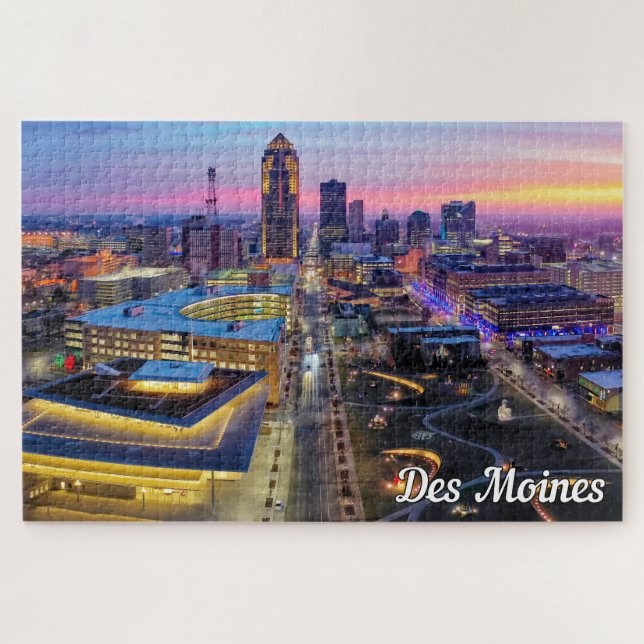 Des Moines, Iowa, United States Jigsaw Puzzle (Horizontal)