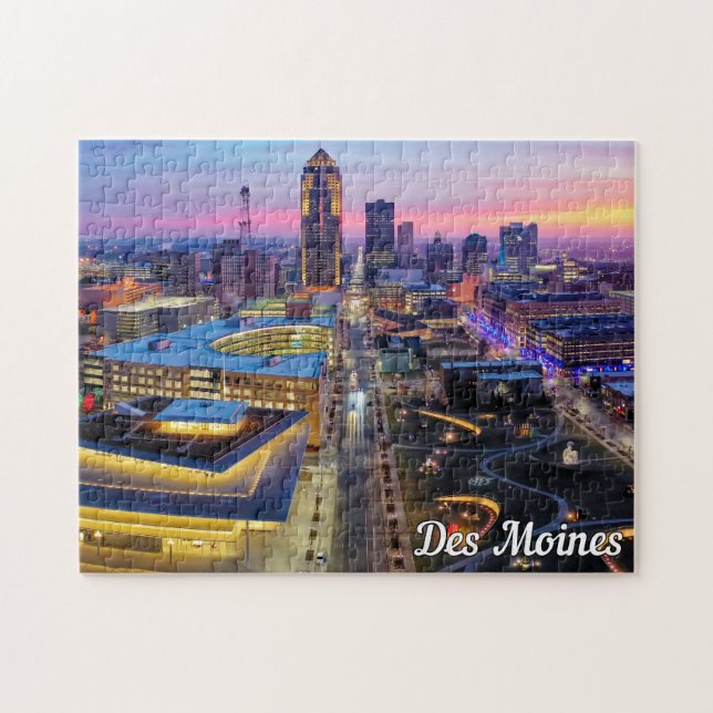 Des Moines, Iowa, United States Jigsaw Puzzle (Horizontal)