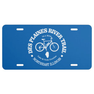 Des Plaines River Trail (cycling) License Plate